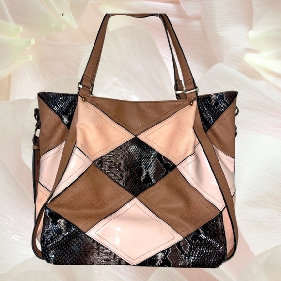 Big Buddha Faux Leather Tote - Picture 1 of 12